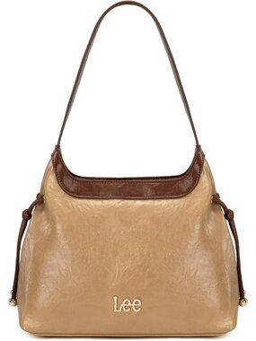 Lee Shoulder Bags for Women, Vintage Leather Top Handle Satchel Bag, Casual Hand